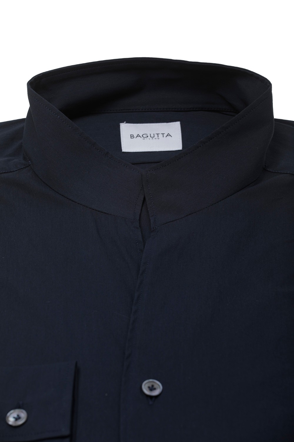 shop BAGUTTA  Camicia: Bagutta camicia "Nbruxelles" in misto cotone.
Slim fit.
Colletto alla coreana.
Composizione: 72% cotone, 25% poliamide, 3% elastan.
Made in Italy.. NBRUXELLES CN9672-051 number 509124
